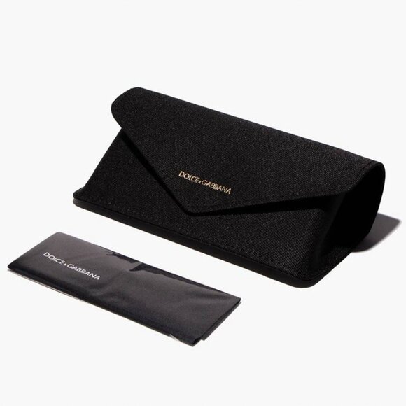 NEW DOLCE&GABBANA WOMEN OVAL DG4473 501/87 BLACK/GOLD GREY SUNGLASSES - Picture 3 of 3